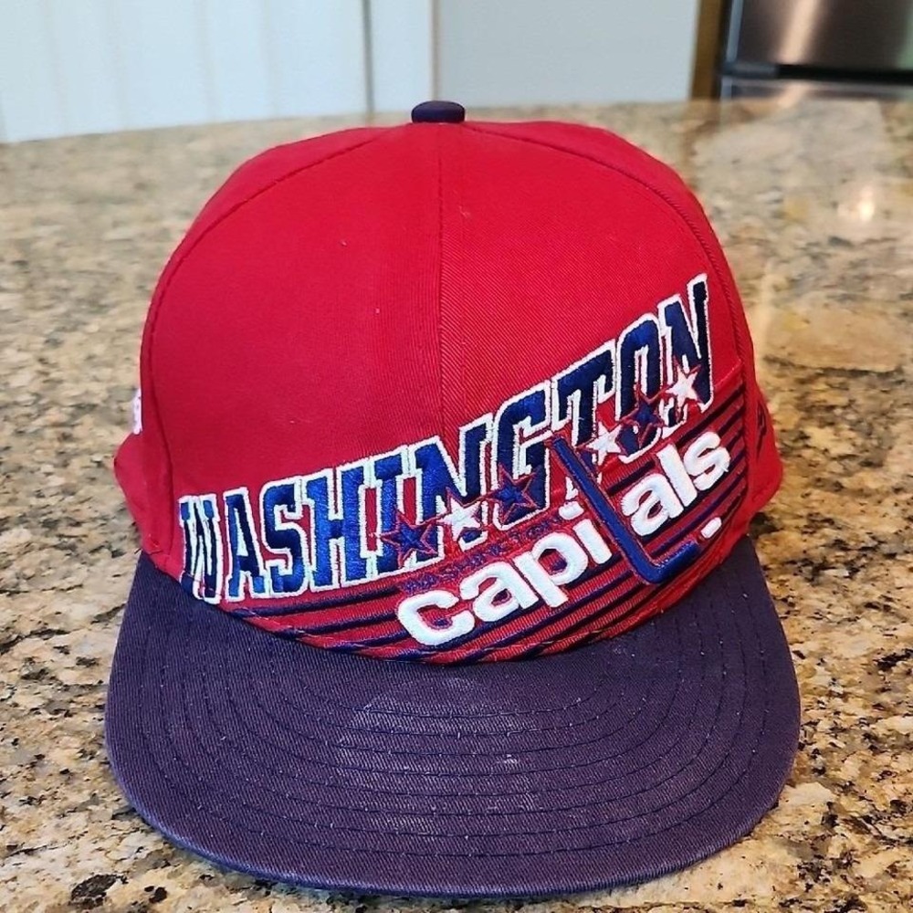 Washington Capitals Red and Blue Snapback Hat